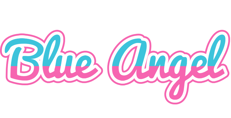 Blue Angel woman logo